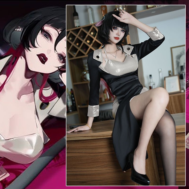 Traje de Cosplay Jane Doe Disfarçado de Zenless Zone Zero - Uniforme R&B Preto para Mulheres, Fantasia para Festa de Halloween - Estrela Cosplay