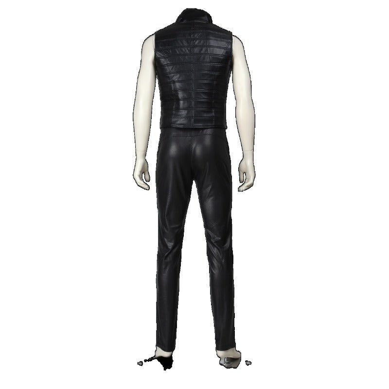 Fantasia de Vergil de Devil May Cry 3 - Casaco Trench em Couro para Cosplay e Halloween - Estrela Cosplay