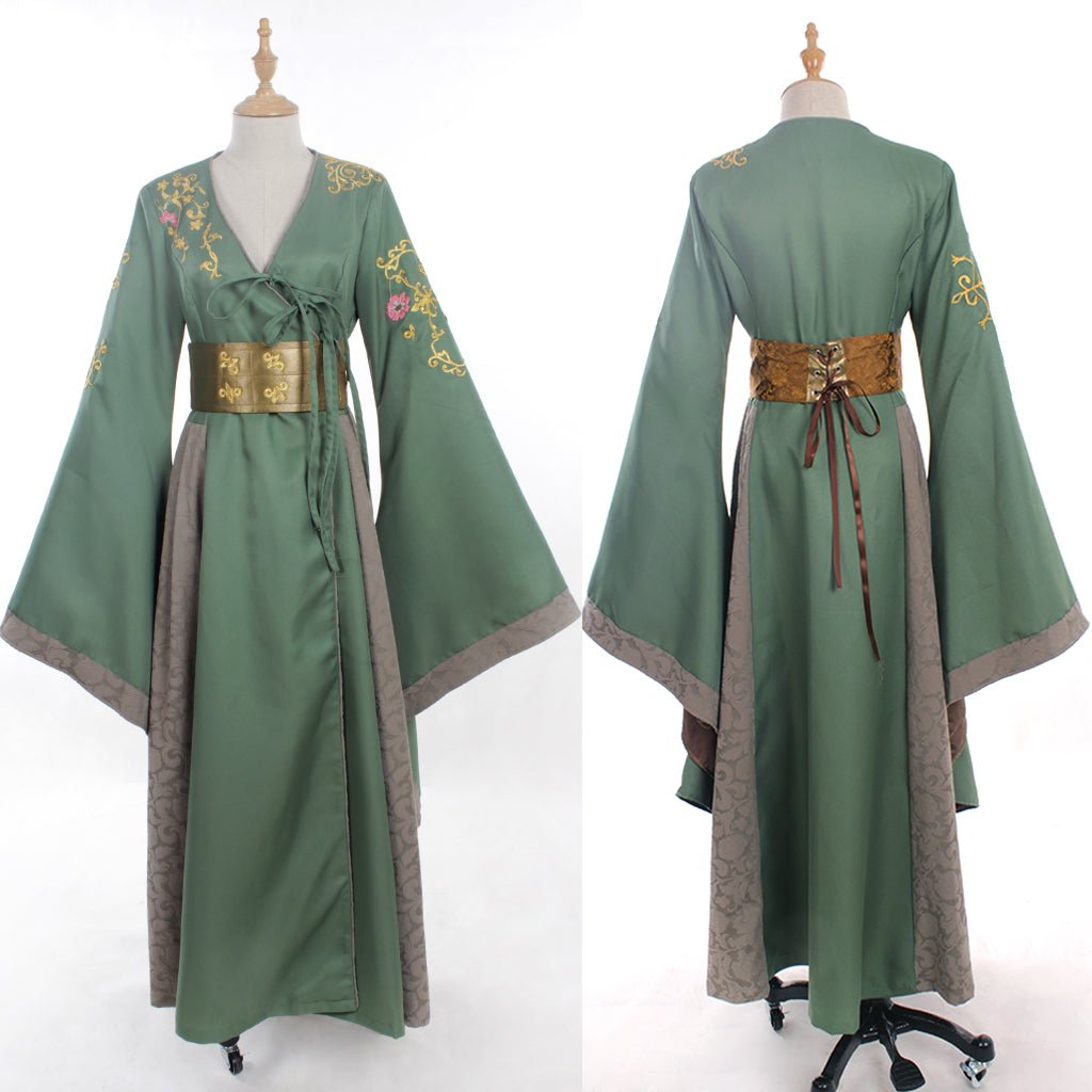 Vestido Verde de Cersei Lannister para Adultos | Fantasia de Carnaval e Halloween | Cosplay de Série e Filme - Estrela Cosplay
