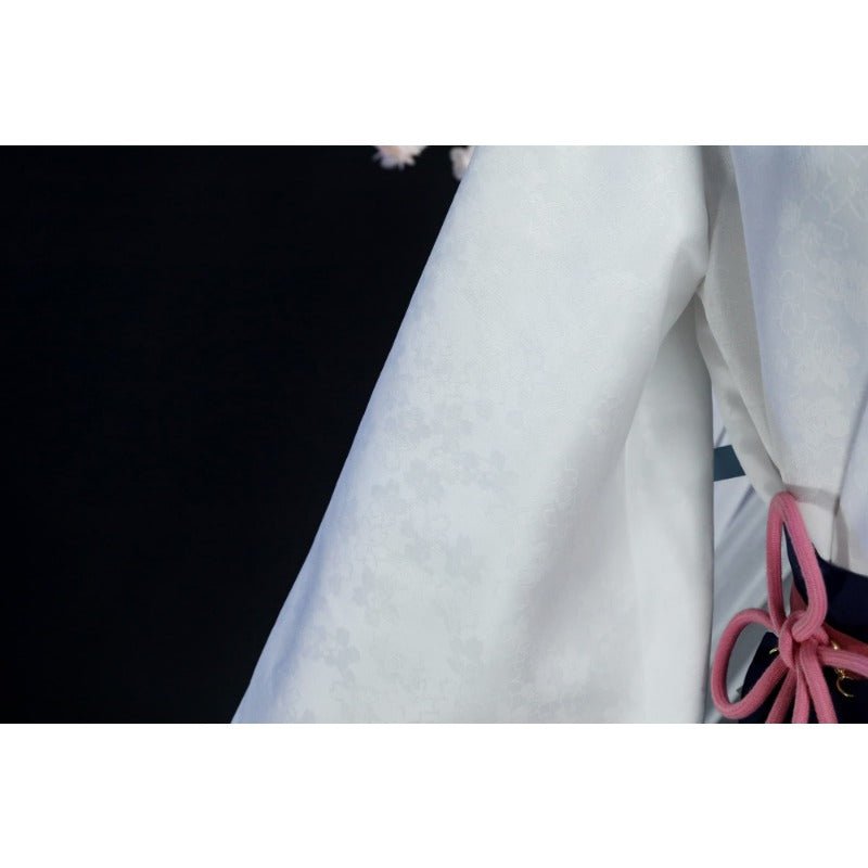 Fantasia de Cosplay Kamisato Ayaka Tsubaki de Genshin Impact - Estrela Cosplay