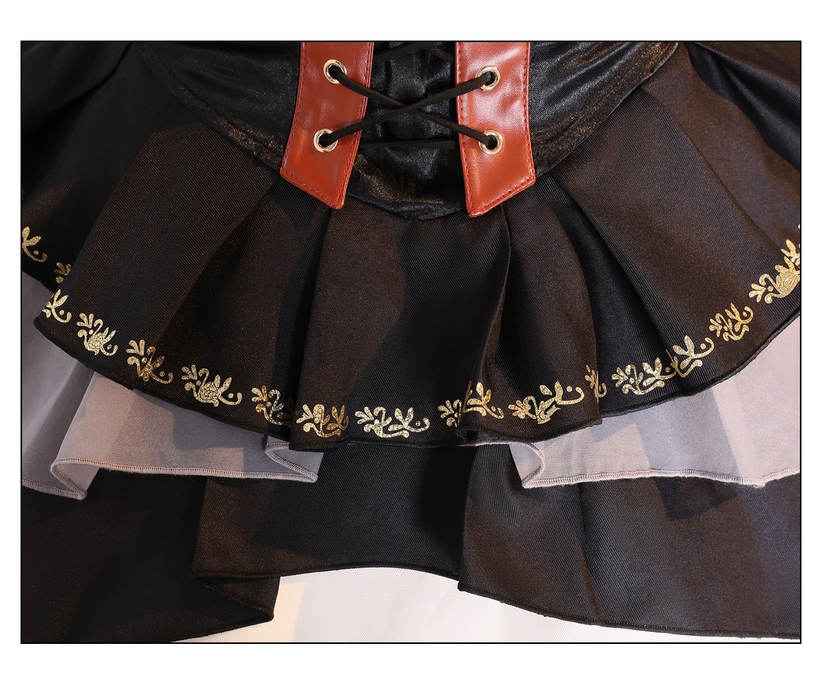 Fantasia de Cosplay Sakiko Toyokawa de BanG Dream! Ave Mujica - Traje Gótico de Anime - Estrela Cosplay