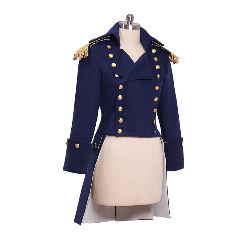 Casaco Militar George Washington Século 18 - Casaco Tuxedo Colonial Real | Série Medieval Estrela do Cosplay - Estrela Cosplay