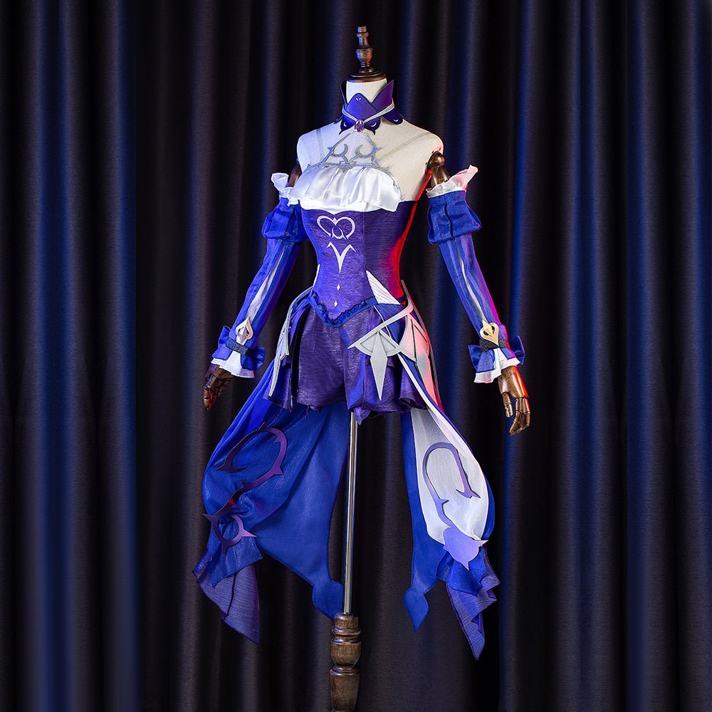 Traje de Fischl de Genshin Impact - Sonho Noturno da Verdadeira Realeza - Estrela Cosplay
