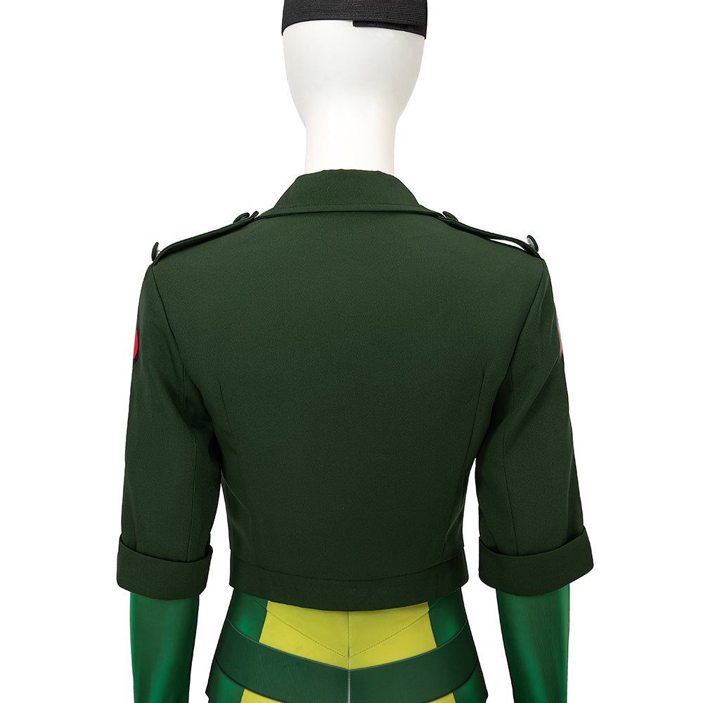 X-Men: A Série Animada - Roupa de Cosplay da Rogue - Qualidade Premium - Estrela Cosplay