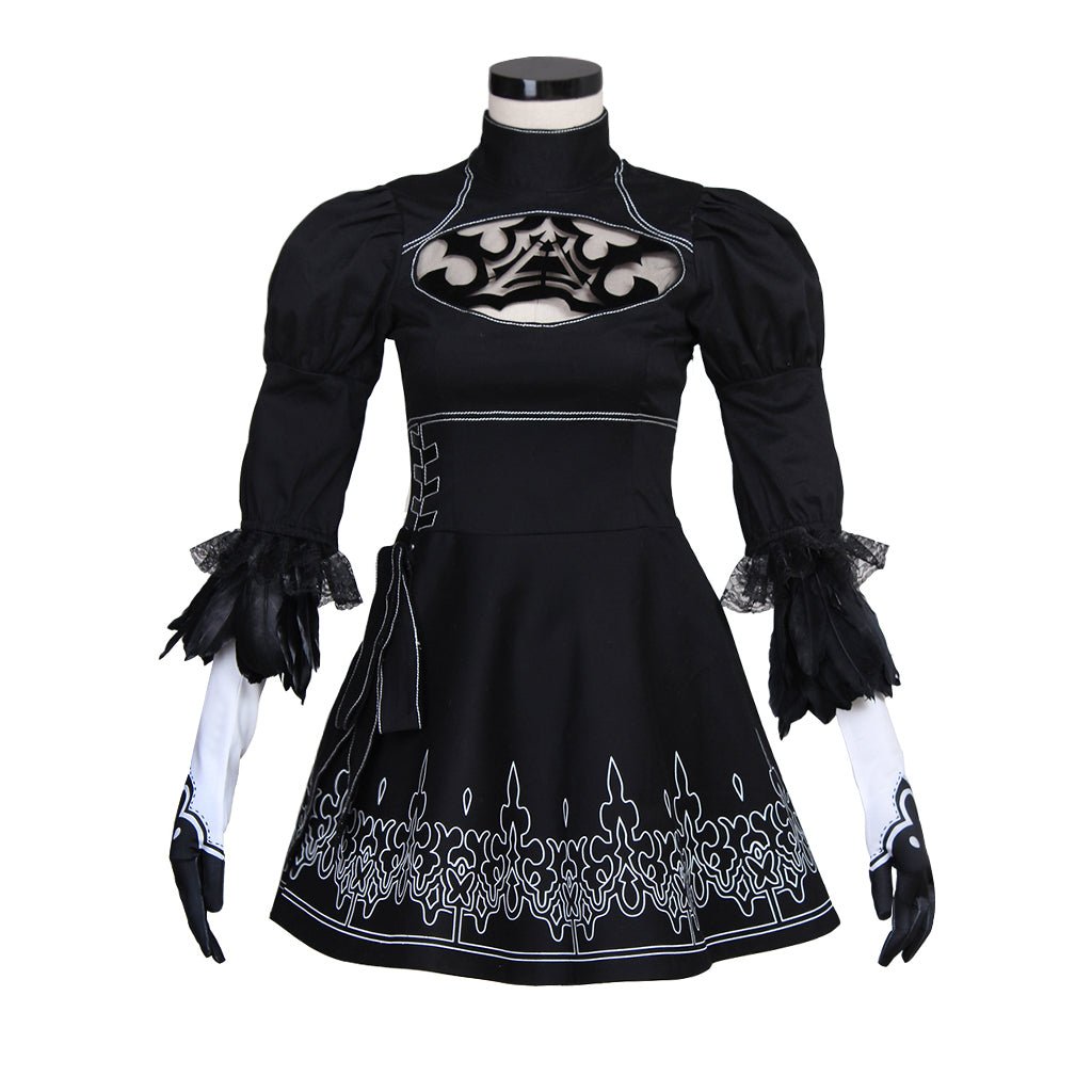 Fantasia de Cosplay Nier Automata Yorha 2B | Série de Cosplay de Jogo - Estrela Cosplay