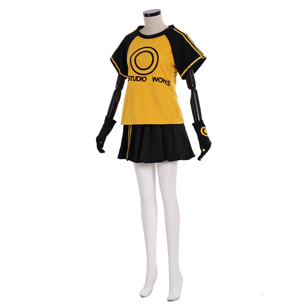 Fantasia de Cosplay de Ami Aiba de Digimon Story Cyber Sleuth - Estrela Cosplay