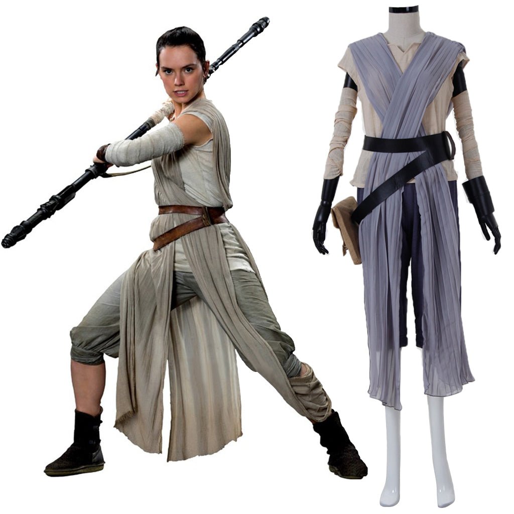 Traje de Cosplay Conceito Rey | O Despertar da Força Feito Sob Medida - Estrela Cosplay