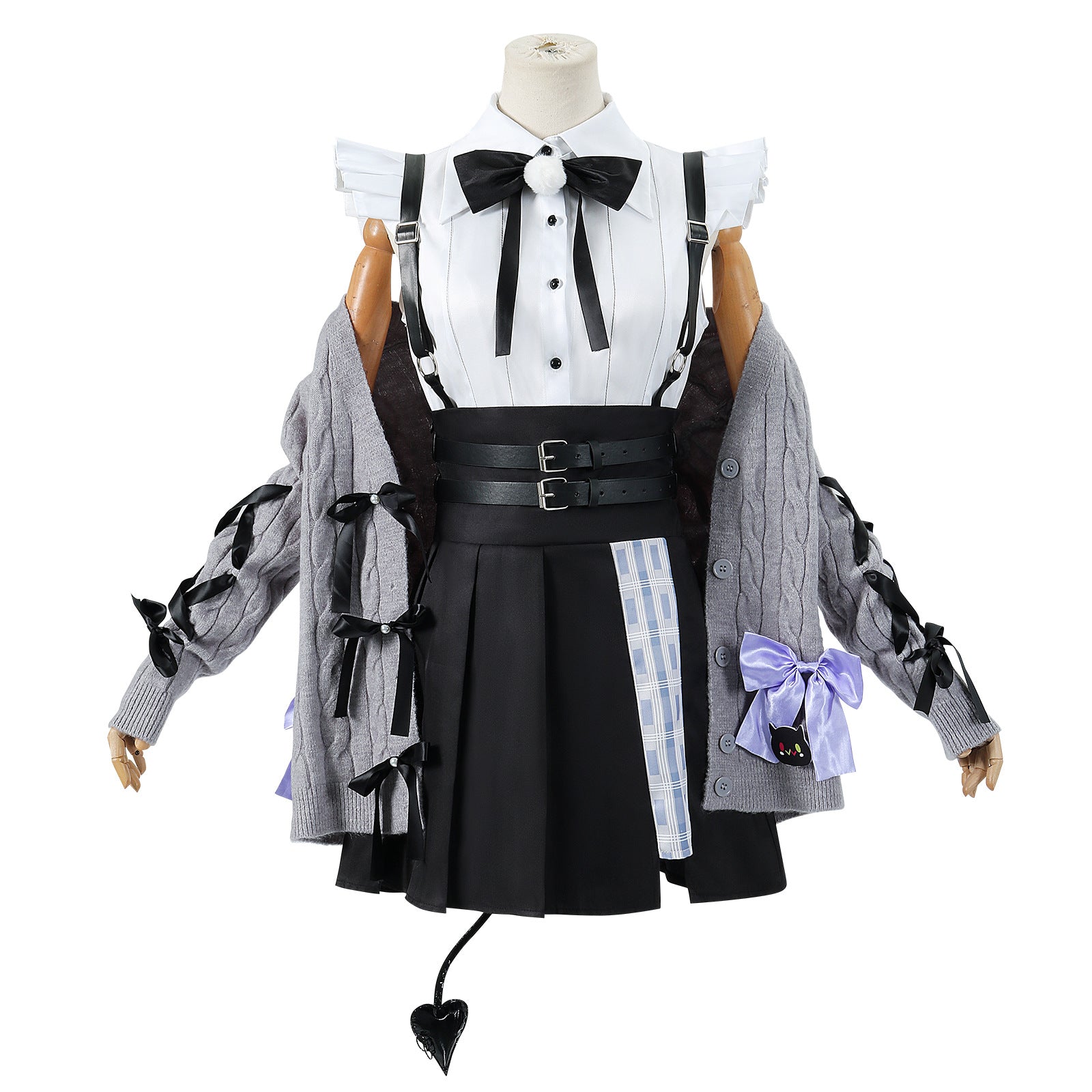 Traje de Cosplay VTuber Tokoyami Towa - Idol Virtual Futuro Escuro Eterno - Estrela Cosplay