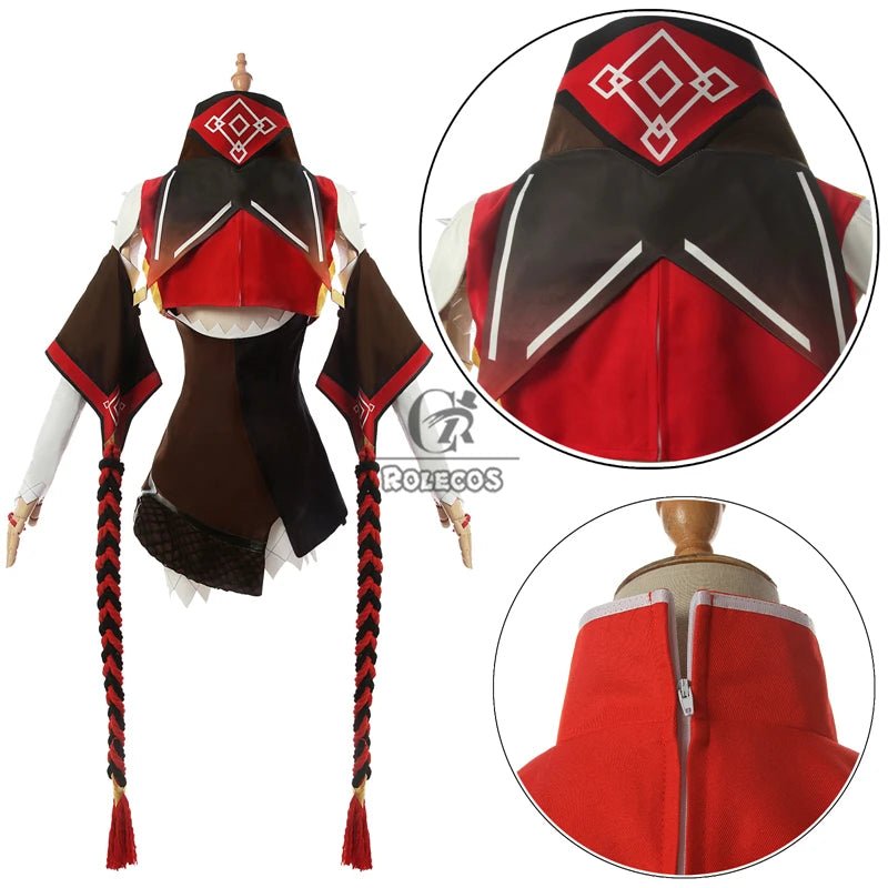 Fantasia de Cosplay Xinyan de Genshin Impact - Traje para Mulheres - Estrela Cosplay