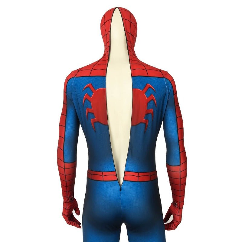 Traje 3D Zentai do Homem-Aranha - Fantasia de Cosplay Inspirada no PS4 para Halloween - Estrela Cosplay