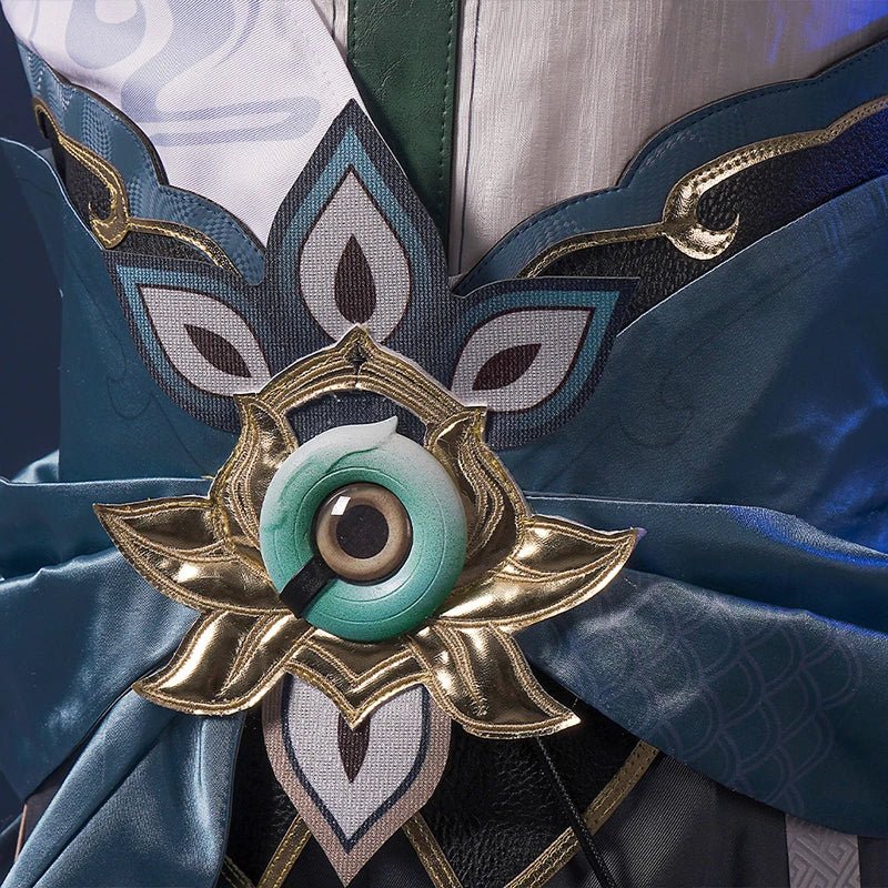 Fantasia de Cosplay Honkai Star Rail Jovem Dragão Frio DanHeng com Chifre de Dragão - Traje Antigo Masculino - Estrela Cosplay