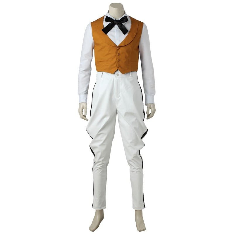 Terno Cosplay Jerome - Casaco Vermelho e Colete Laranja para Halloween e Festivais - Estrela Cosplay