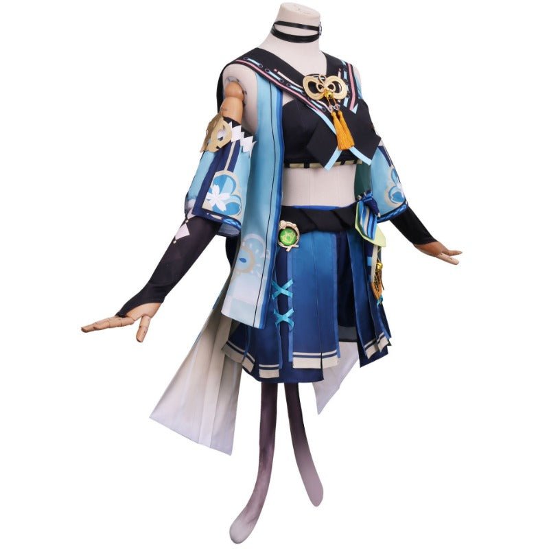 Traje de Cosplay Genshin Impact Kirara - Novo Traje de Arqueira de Grama de Inazuma - Estrela Cosplay