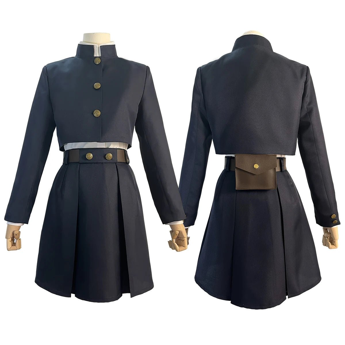 Fantasia de Cosplay Nobara Kugisaki de Jujutsu Kaisen - Peruca, Casaco e Saia para Anime, Halloween e Natal - Estrela Cosplay