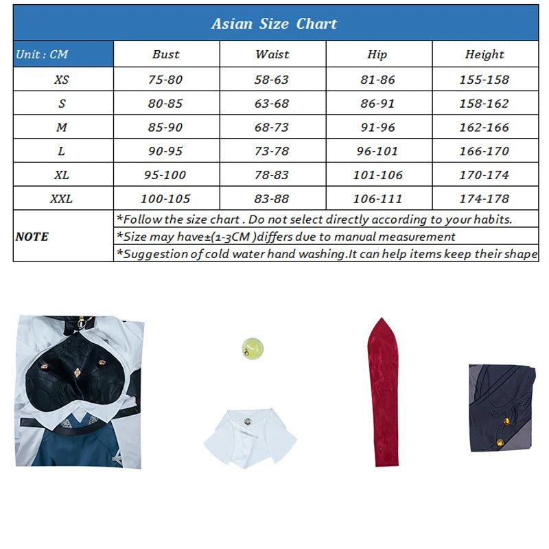 Fantasia Natasha Honkai Star Rail - Vestido Mulher Halloween Médica Submundo - Estrela Cosplay