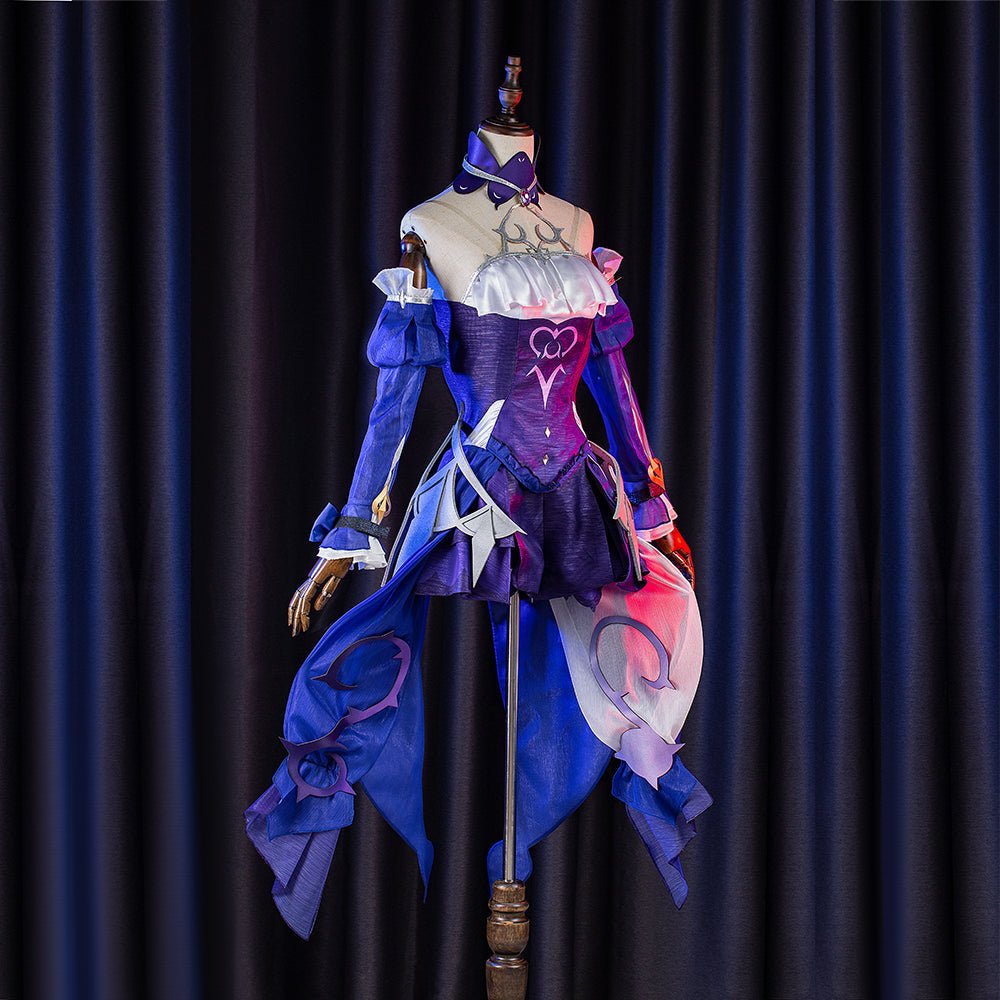 Traje de Fischl de Genshin Impact - Sonho Noturno da Verdadeira Realeza - Estrela Cosplay