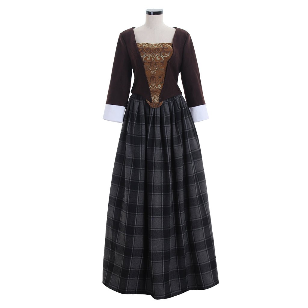 Vestido de Cosplay Inspirado em Outlander | Traje das Terras Altas da Escócia para Mulheres - Estrela Cosplay
