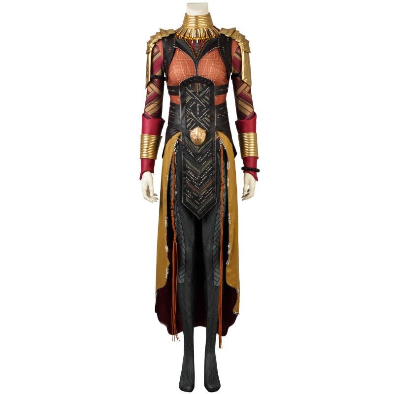Fantasia de Okoye Cosplay para Mulheres - Outfit de Halloween Wakanda Para Sempre - Estrela Cosplay