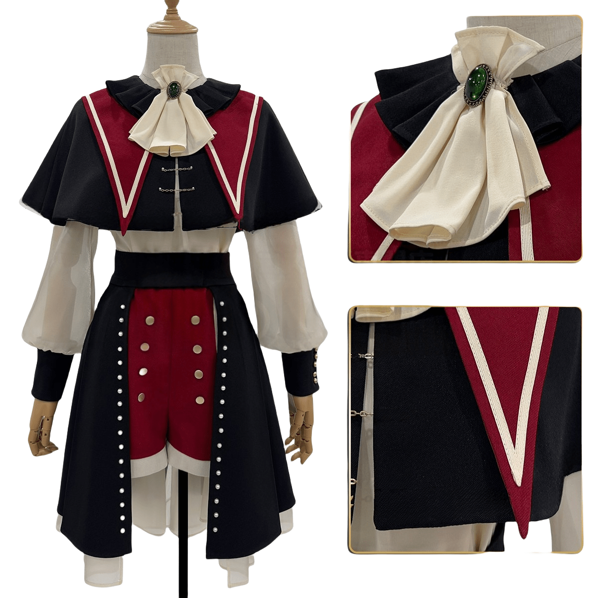 Fantasia de Cosplay Wakaba Mutsumi de BanGDream Ave Mujica - Traje de Anime de Alta Qualidade - Estrela Cosplay