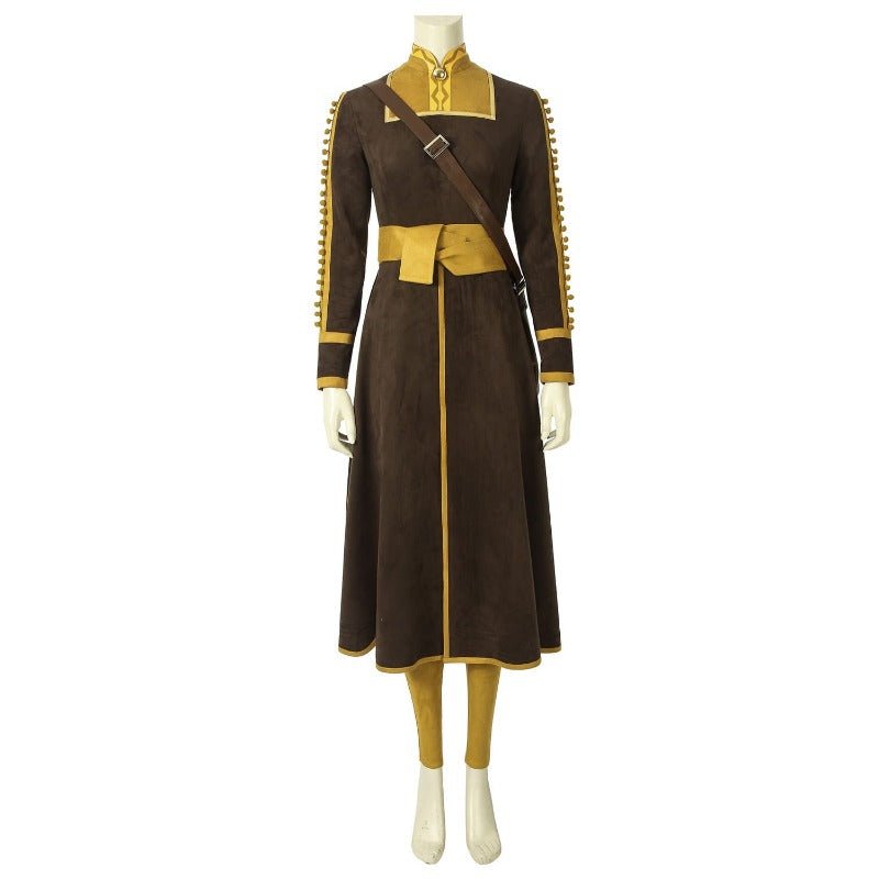 Vestido de Princesa Anna Rainha do Gelo 2 Cosplay Completo para Adultos - Estrela Cosplay