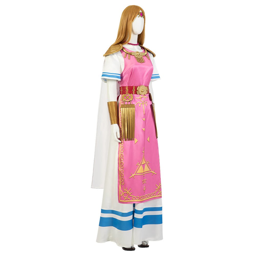 Super Smash Bros. Ultimate Princesa Zelda Roupa de Cosplay Rosa - Traje Inspirado no Jogo - Estrela Cosplay