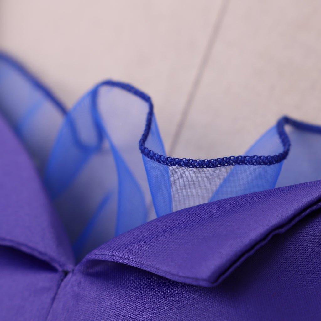 Vestido de Baile Violeta-Azul Claire Outlander | Fantasia Medieval para Halloween - Estrela Cosplay