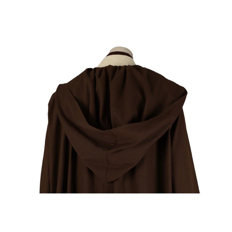 Traje de Cosplay de Obi-Wan Kenobi - Roupa de Jedi Conjunto Completo para Halloween e Festas - Estrela Cosplay