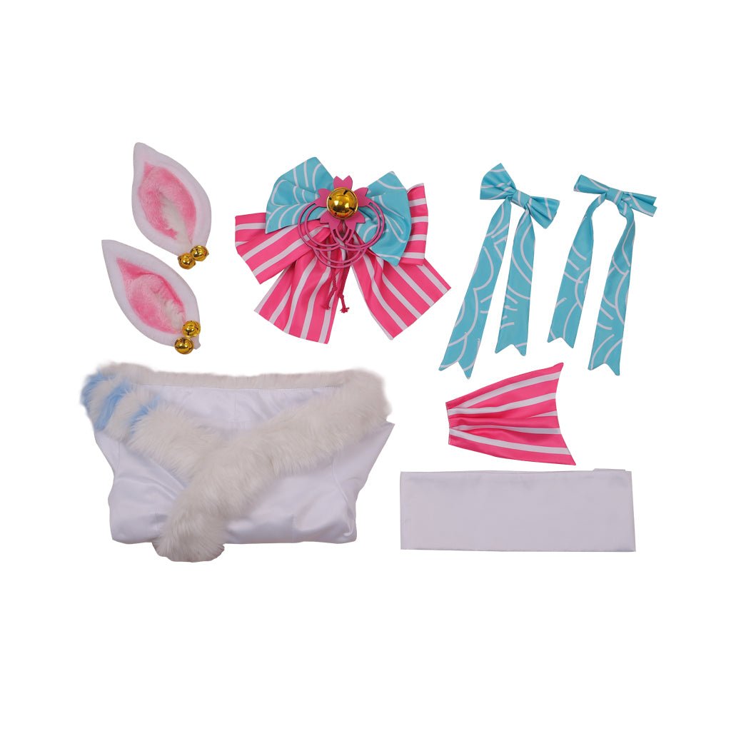 Fantasia de Cosplay Ahri Spirit Blossom League of Legends - Transformação Suprema - Estrela Cosplay