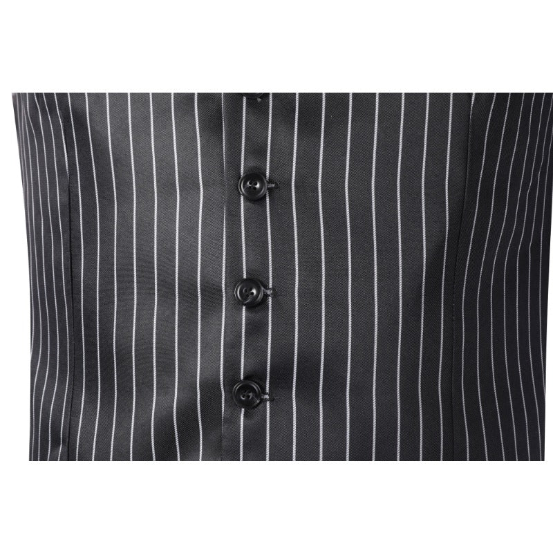 Fantasia Wednesday Gomez Addams Cosplay - Vestido Gótico para Halloween - Estrela Cosplay