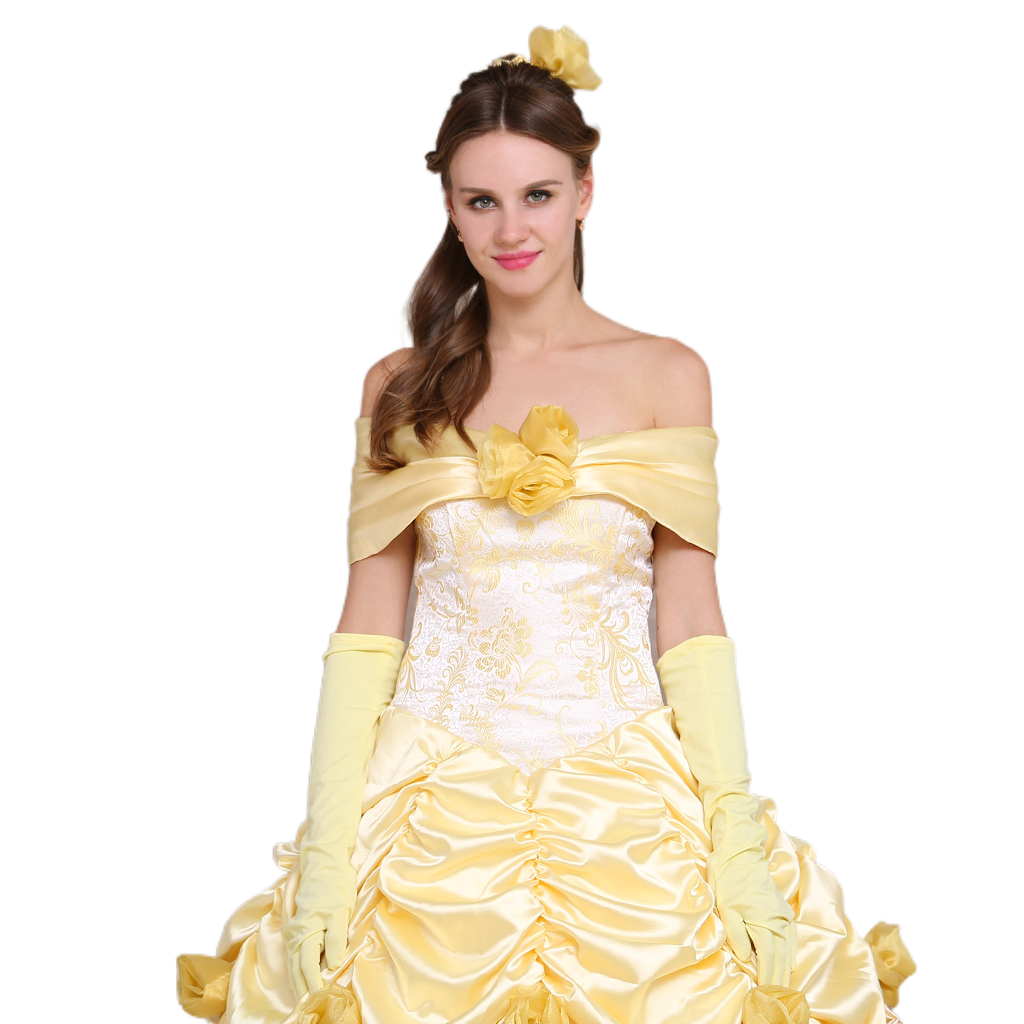 Fantasia de Bela e a Fera | Série de Cosplay de Bela | Vestido de Princesa para Eventos - Estrela Cosplay