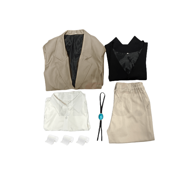 Traje de Cosplay Dazai Osamu de Bungo Stray Dogs - Qualidade Premium - Estrela Cosplay