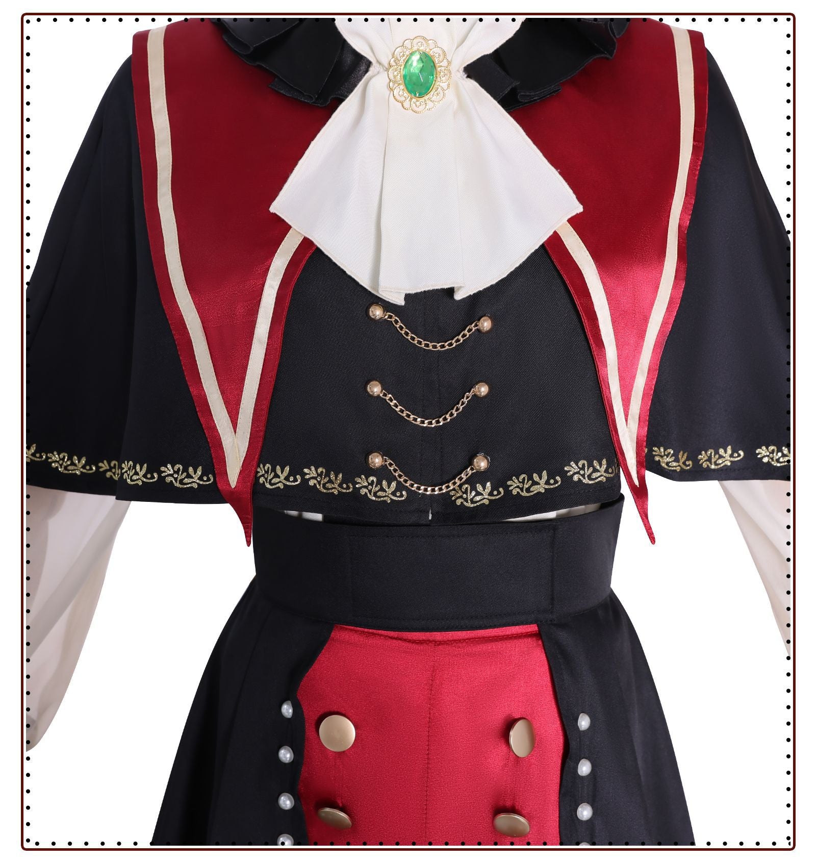 Traje de Cosplay BanG Dream! Ave Mujica Wakana Mutsumi - Estilo Gótico - Estrela Cosplay