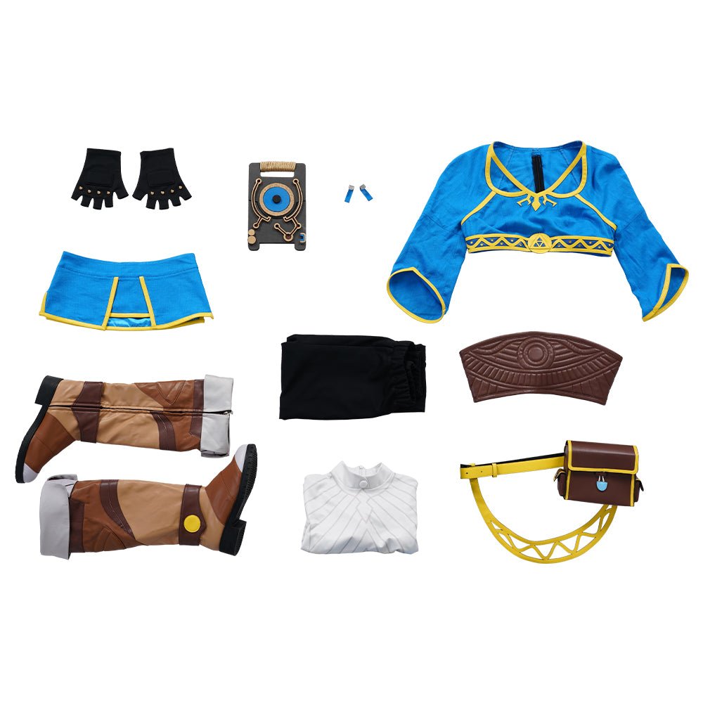 Fantasia de Cosplay da Princesa Zelda: Breath of the Wild para Fãs, Halloween e Convenções - Estrela Cosplay