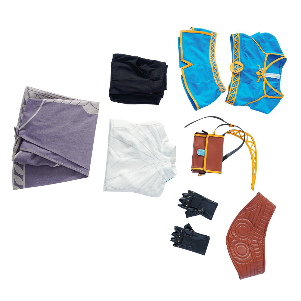 Fantasia de Cosplay da Princesa Zelda de Lágrimas do Reino – Traje Elegante Inspirado para Halloween, Festas e Colecionadores - Estrela Cosplay