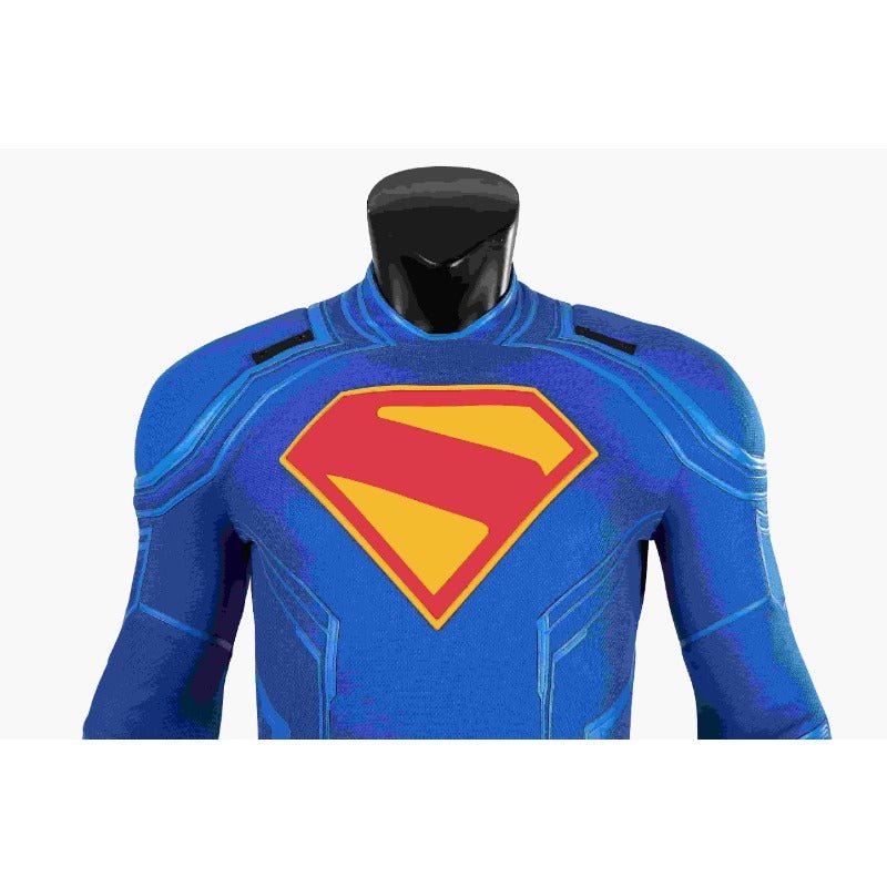 Fantasia de Cosplay Super-Herói Clark Kent - Macaquinho Azul com Capa Vermelha - Estrela Cosplay