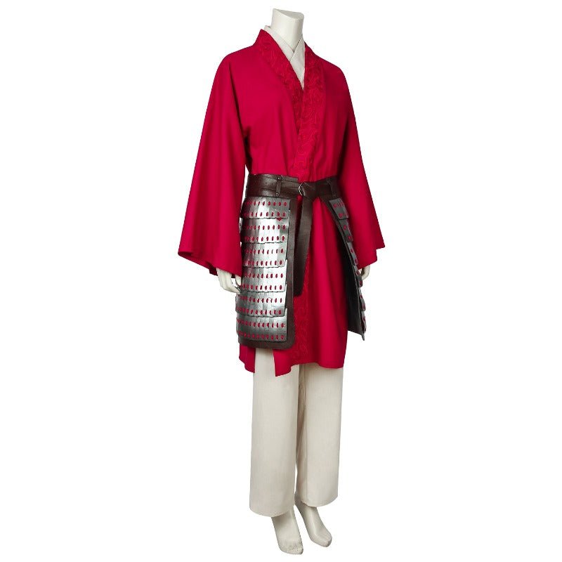 Fantasia de Mulan - Traje de Batalha do Exército Conjunto Completo para Mulheres - Estrela Cosplay