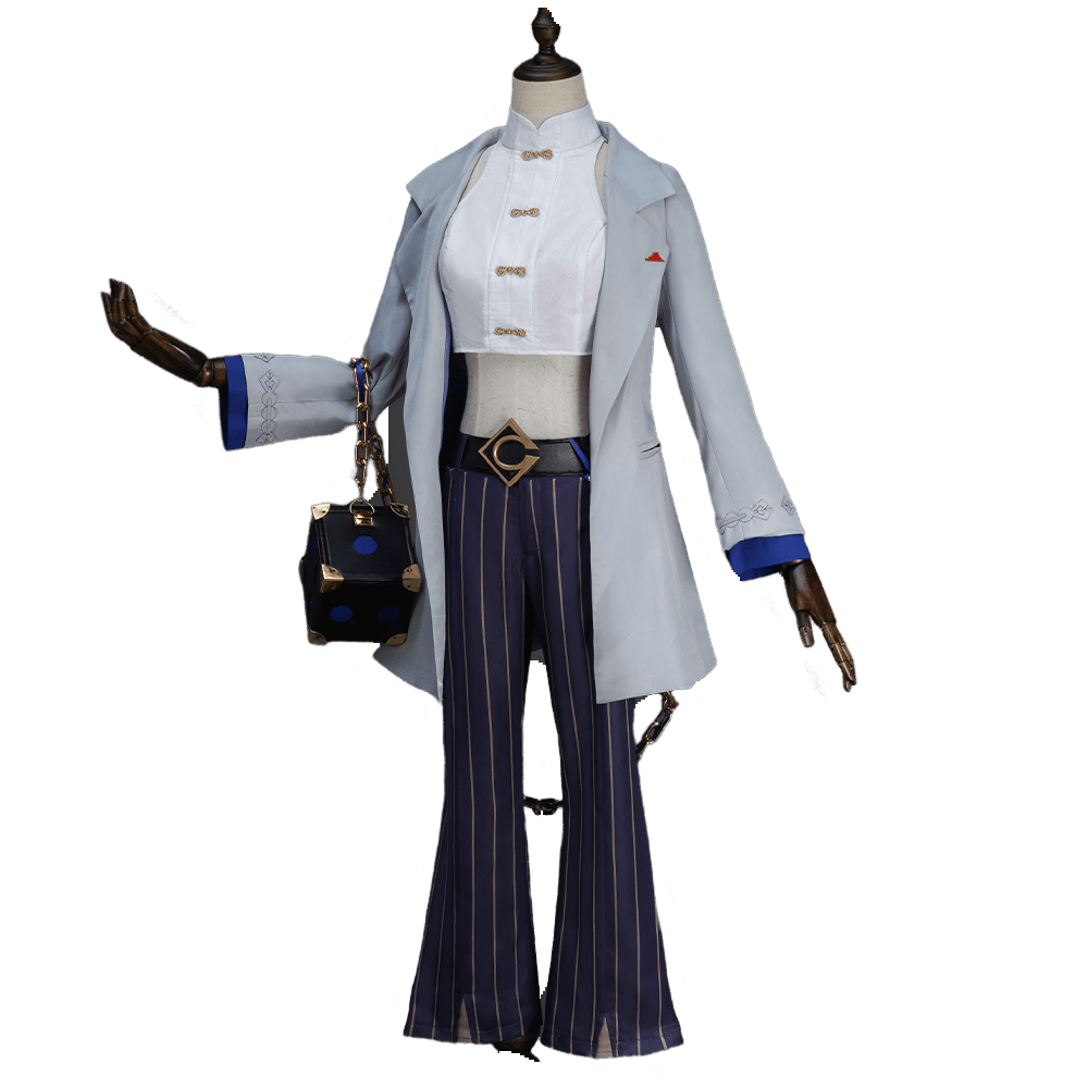 Fantasia Yelan Genshin Impact x Pizza Hut - Traje Exclusivo para Fãs - Estrela Cosplay