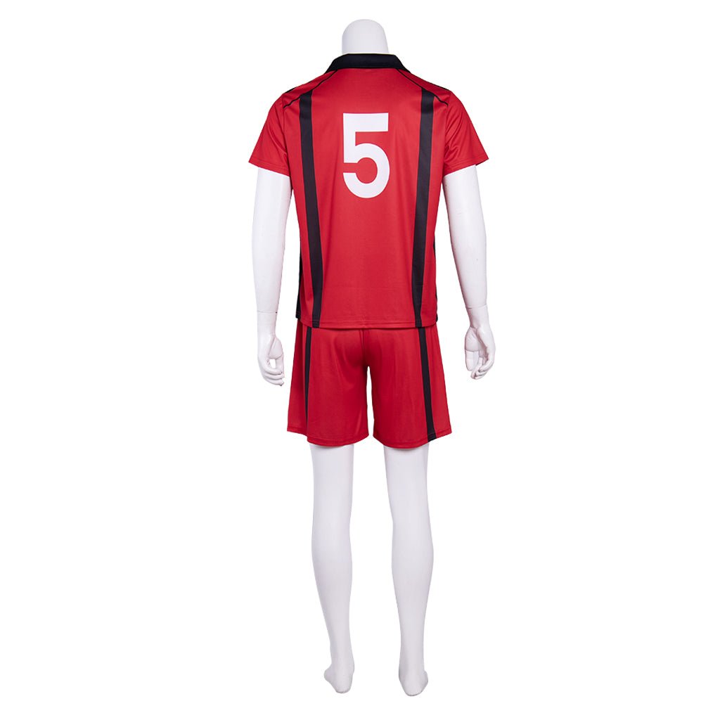 Haikyuu!! Nekoma High School Kenma Kozume NO.5 Camisa do Time Cosplay - Estrela Cosplay