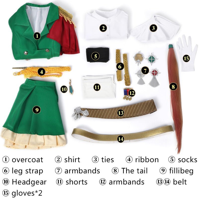 Fantasia de Cosplay Symboli Rudolf de Uma Musume Pretty Derby - Conjunto Completo para Mulheres - Estrela Cosplay