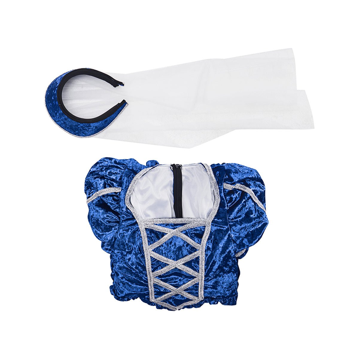 Vestido Azul Medieval Renascentista para Cosplay - Estrela Cosplay