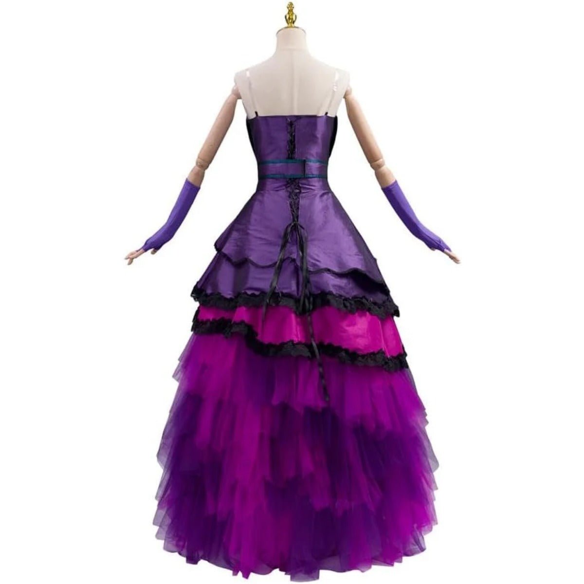 Fantasia Princesa Mal Mulher - Vestido de Baile Gótico Roxo - Estrela Cosplay