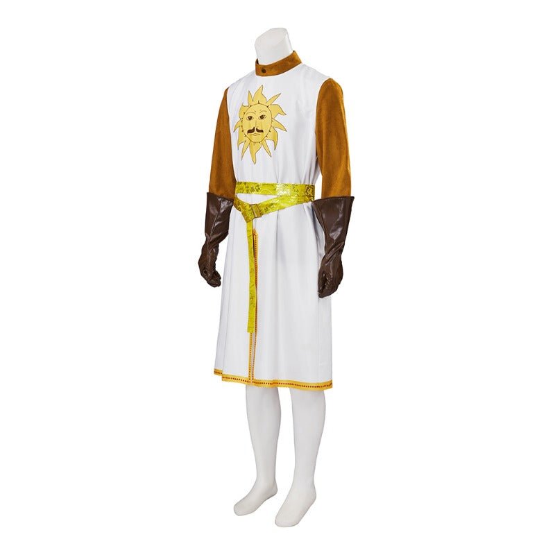 Traje Real do Rei Artur para Homens - Fantasia de Cavaleiro Medieval Monty Python para Halloween - Estrela Cosplay
