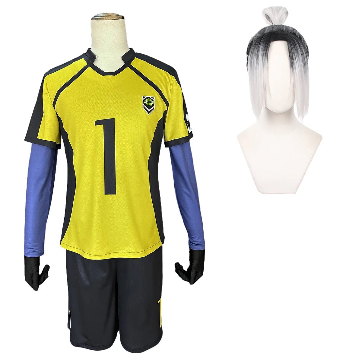 Peruca Cosplay Anime Blue Lock - Isagi, Bachira, Chigiri, Nagi, Rin, Sae, Itoshi, Kaiser, Reo, Hiori, Barou, Shidou, Niko, Yukimiya - Estrela Cosplay