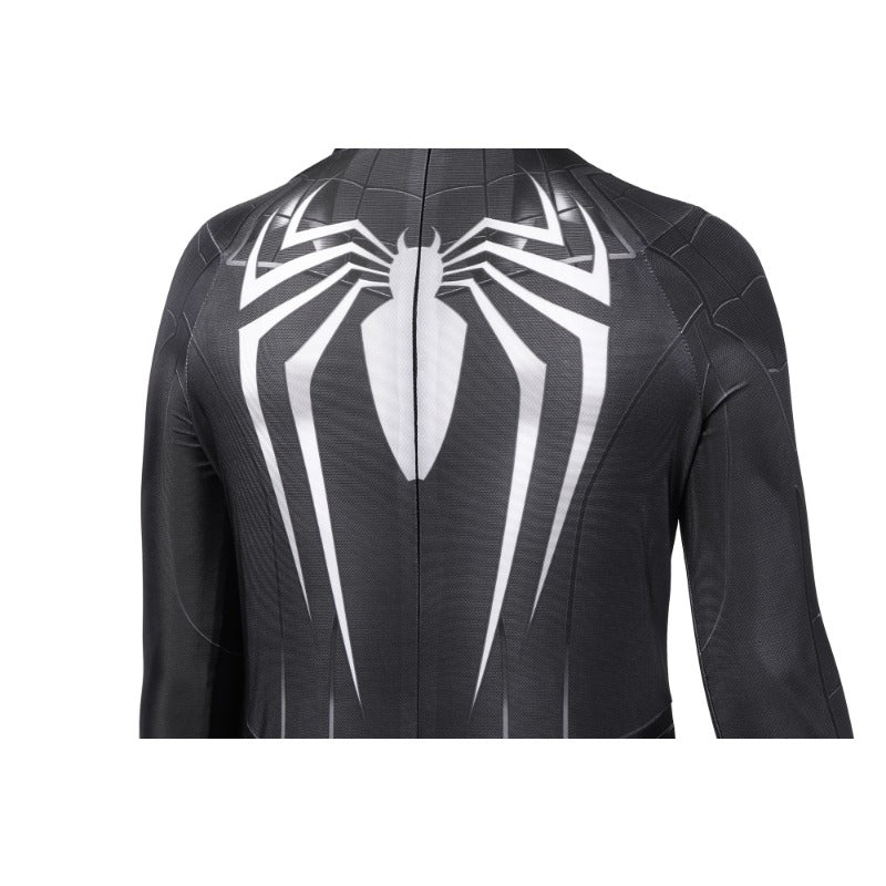 Traje de Cosplay de Spider-Man Avançado Preto PS4 para Crianças, Fantasia de Halloween - Estrela Cosplay