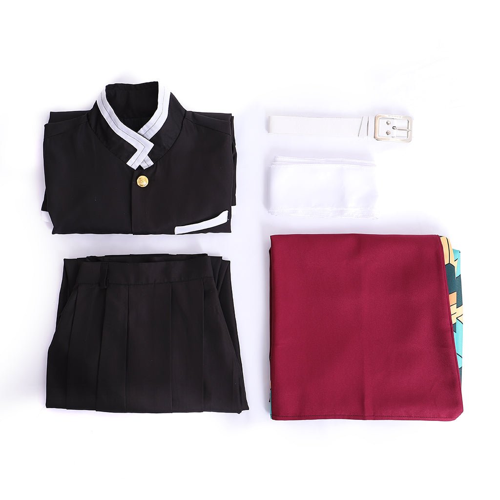 Traje de Cosplay Giyuu de Demon Slayer - Kimono e Uniforme - Estrela Cosplay