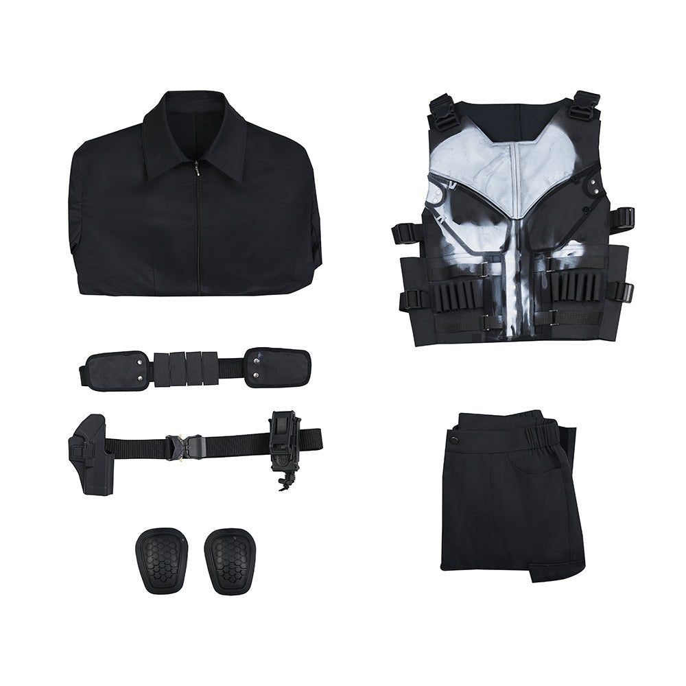 Traje de Cosplay do Punisher - Daredevil: Nascido de Novo para Fãs da Série de TV - Estrela Cosplay