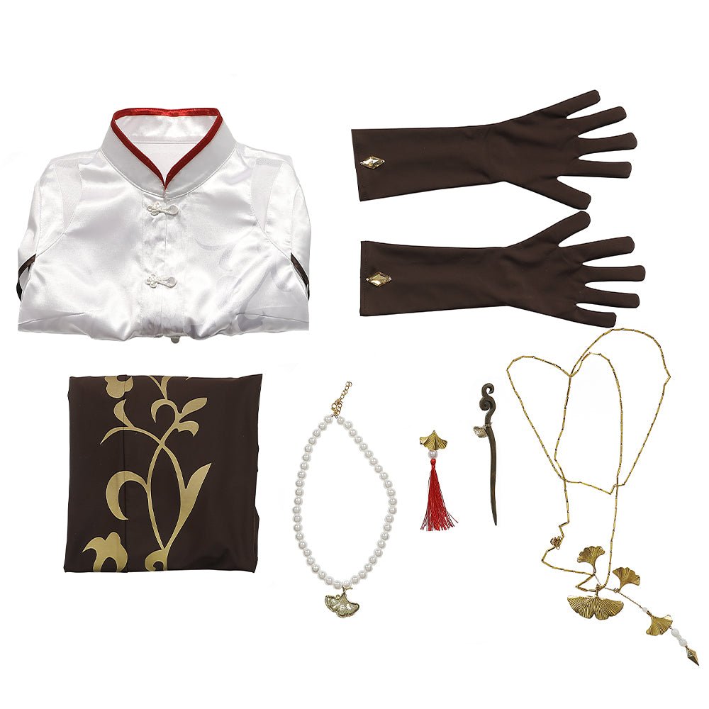 Genshin Impact x Pizza Hut - Traje de Cosplay de Ningguang - Estrela Cosplay