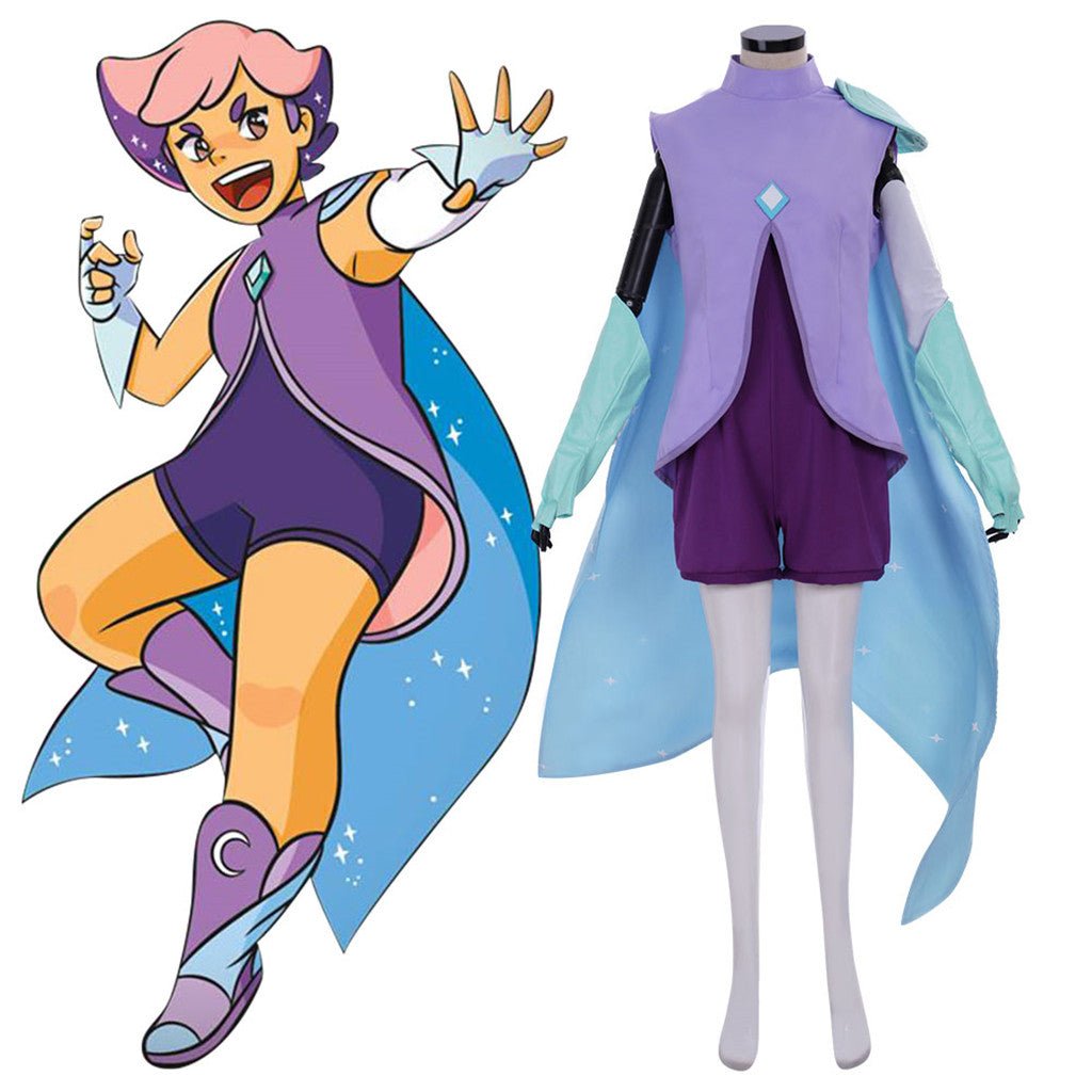 Fantasia de Cosplay Glimmer Princesa do Poder She-Ra - Estrela Cosplay