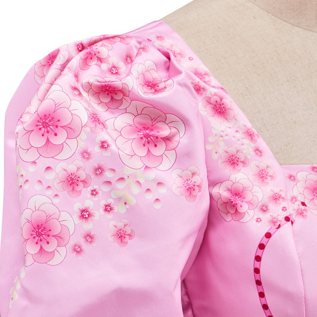 Vestido de Cosplay D-Descendentes 4 Vermelho – Fantasia de Princesa para Halloween e Carnaval - Estrela Cosplay