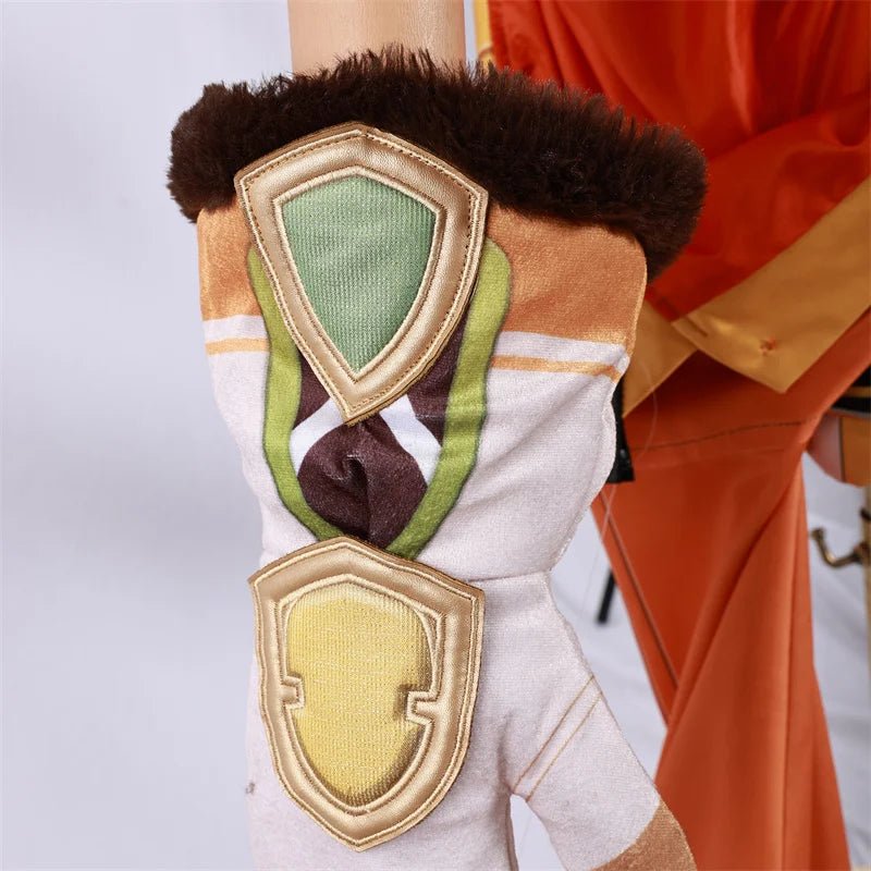 Traje de Cosplay Kachina de Genshin Impact - Natlan Ouro Manchado - Estrela Cosplay